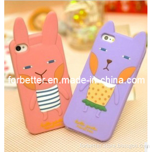 Cartoon Shape Silicone for iPhone4 Cover (for iPhone4-001)